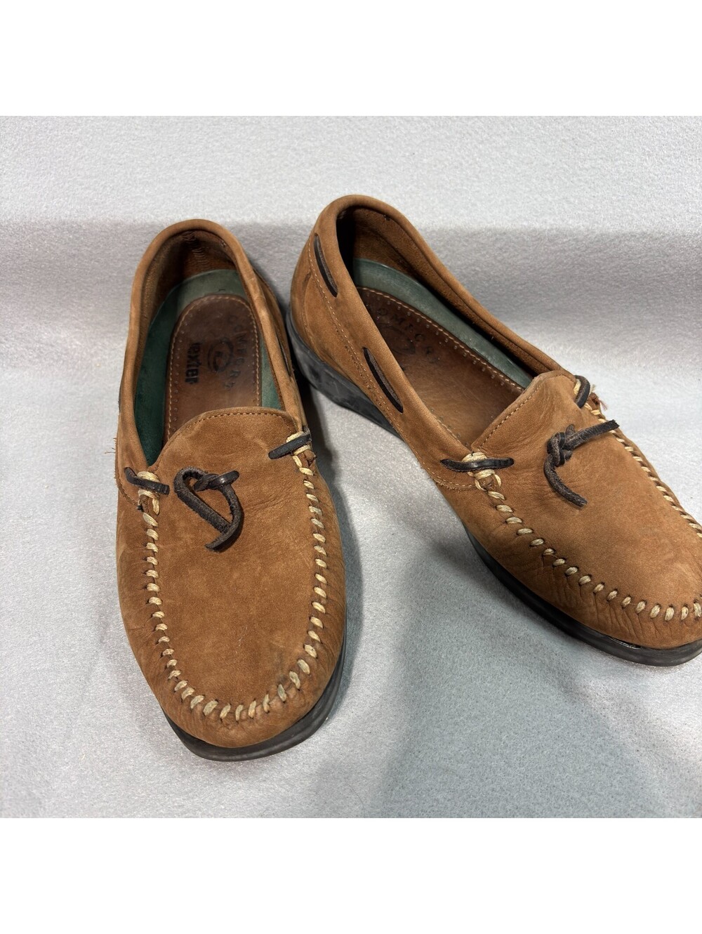 Dexter Women's Size 7 M  Brown Leather Slip On Loafers